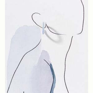 Anthropologie Jewelry - Anthropologie • Sky Resin Hoop Earrings Anthropologie Jewelry - Anthropologie • Sky Resin Hoop Earrings